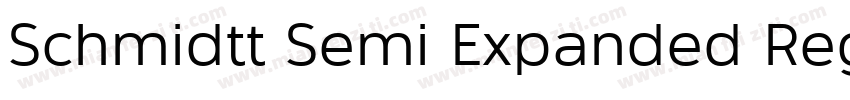 Schmidtt Semi Expanded Regular字体转换